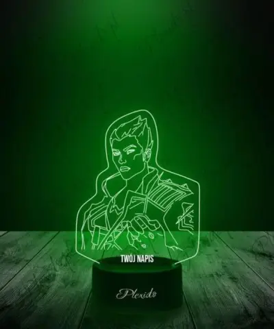 Lampka LED 3D Plexido Prezent Valorant Yoru - 2