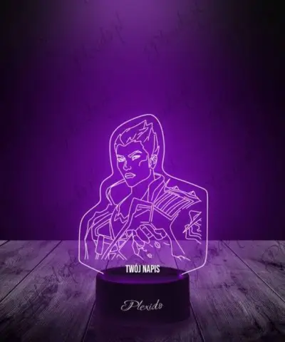 Lampka LED 3D Plexido Prezent Valorant Yoru - 3