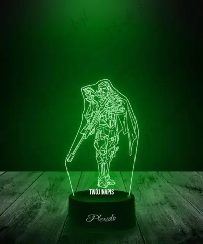 Lampka LED 3D Plexido Prezent Gra Valorant Sova - 3
