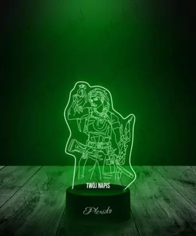 Lampka LED 3D Plexido Prezent Gra Valorant Skye - 2