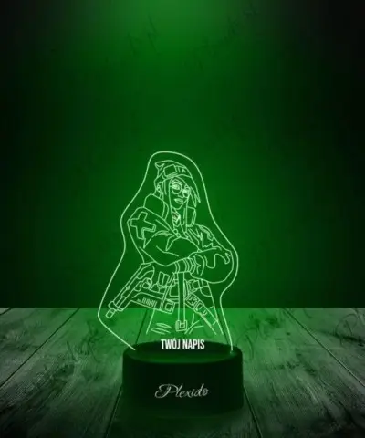 Lampka LED 3D Plexido Prezent Valorant Killjoy - 2