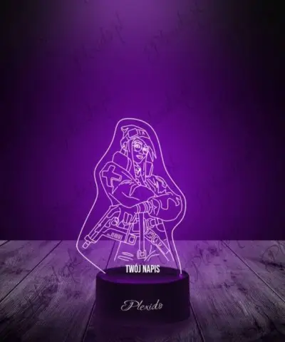 Lampka LED 3D Plexido Prezent Valorant Killjoy - 3