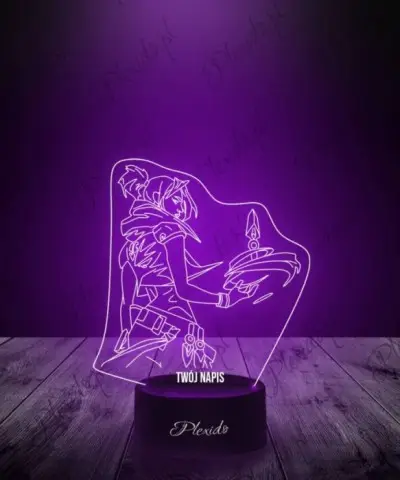 Lampka LED 3D Plexido Prezent Valorant Jett - 3