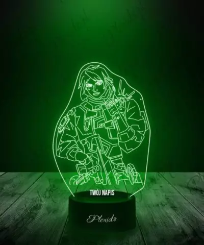 Lampka LED 3D Plexido Prezent Valorant Deadlock - 2