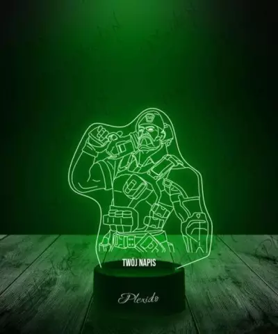 Lampka LED 3D Plexido Prezent Valorant Brimstone - 3