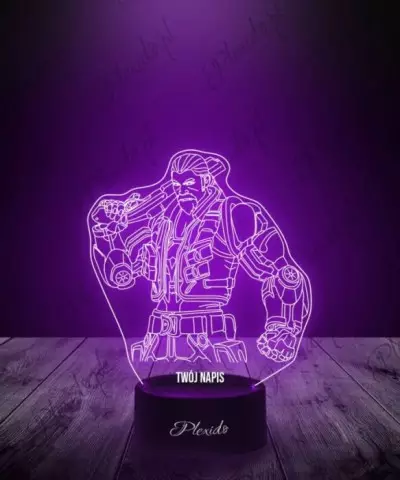 Lampka LED 3D Plexido Prezent Valorant Breach