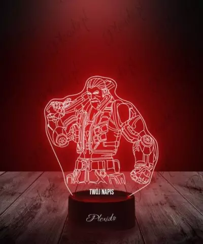 Lampka LED 3D Plexido Prezent Valorant Breach