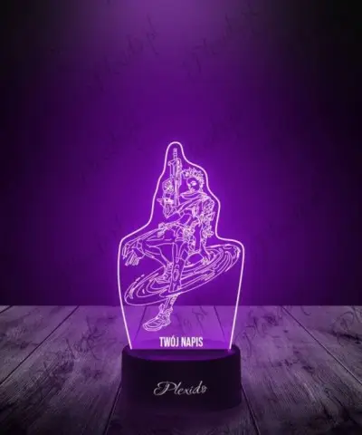 Lampka LED 3D Plexido Prezent Valorant Astra - 3