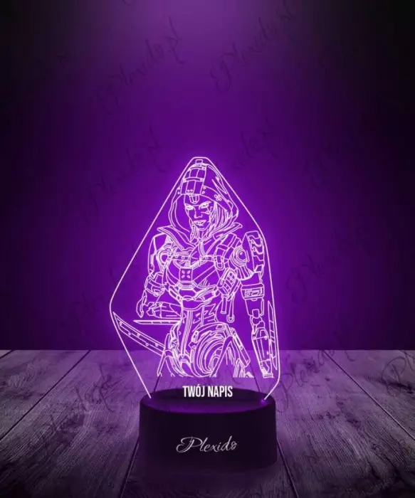 Lampka LED 3D Plexido Prezent Gra Apex Ash - 1