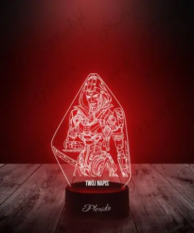 Lampka LED 3D Plexido Prezent Gra Apex Ash - 3