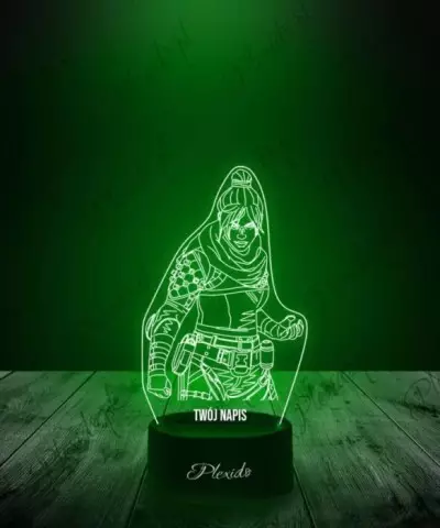 Lampka LED 3D Plexido Prezent Gra Apex Wraith - 3