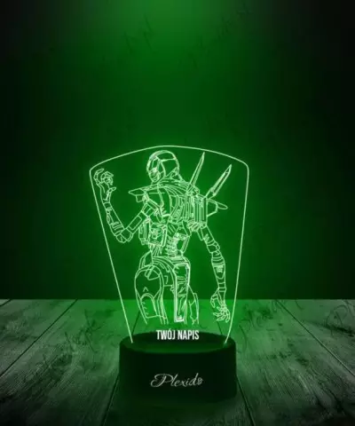 Lampka LED 3D Plexido Prezent Gra Apex Revenant - 2