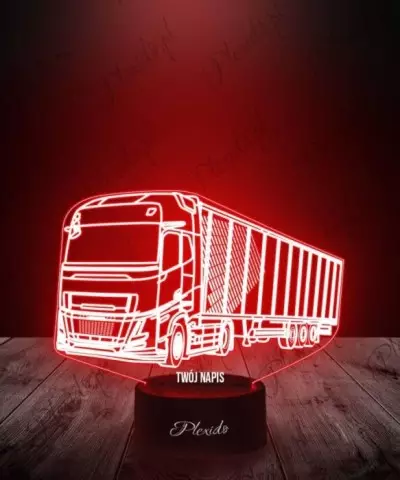 Lampka LED 3D Plexido Volvo FH Ciężarówka - 2