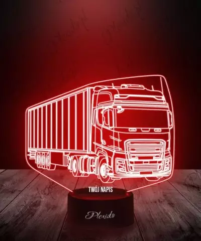 Lampka LED 3D Plexido Ciężarówka Ford F Max - 1
