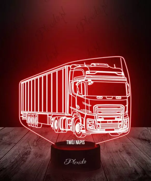 Lampka LED 3D Plexido Ciężarówka Ford F Max - 1
