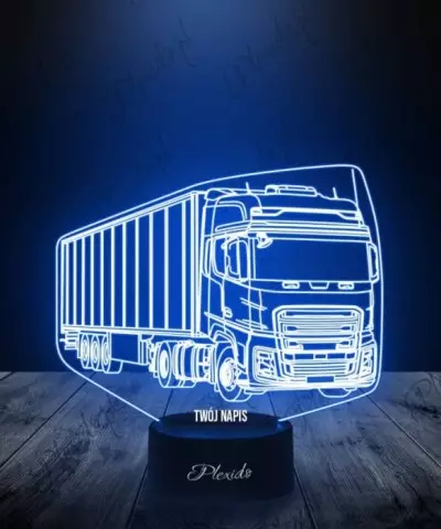 Lampka LED 3D Plexido Ciężarówka Ford F Max - 3