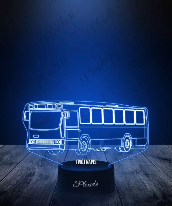 Lampka LED 3D Plexido Autobus Jelcz M11 - 1