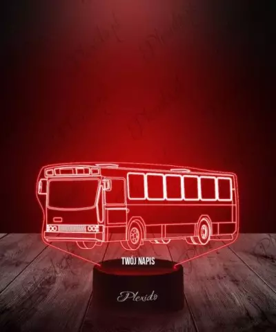 Lampka LED 3D Plexido Autobus Jelcz M11 - 3