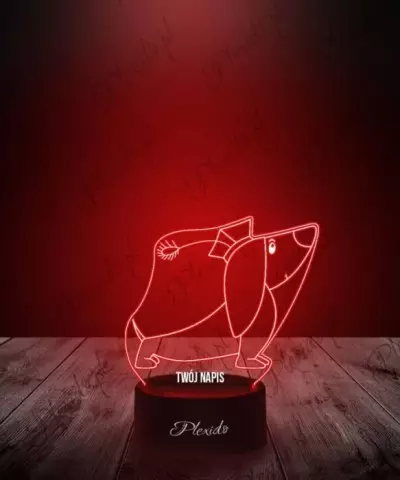 Lampka LED 3D Plexido Autobus Jamnik - 3