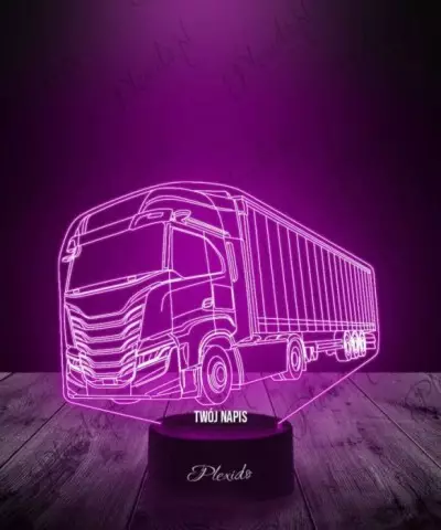 Lampka LED 3D Plexido Ciężarówka Iveco S-Way - 2