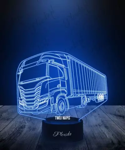 Lampka LED 3D Plexido Ciężarówka Iveco S-Way - 3