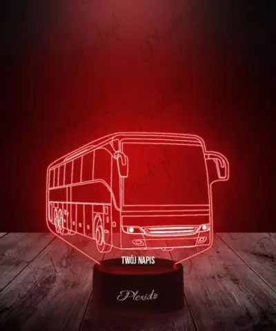 Lampka LED 3D Plexido Autobus Mercedes Tourismo - 3