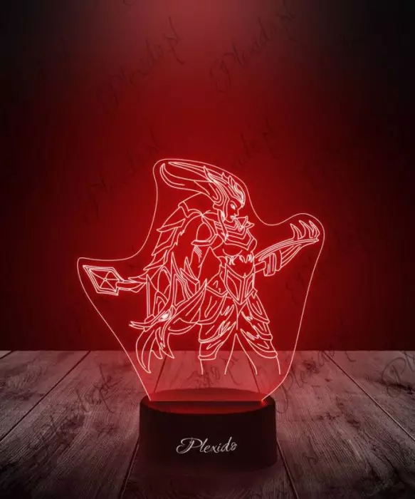Lampka LED 3D Plexido Leaque Of Legends Shyvana - 1