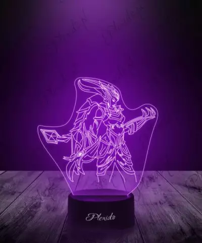 Lampka LED 3D Plexido Leaque Of Legends Shyvana - 3