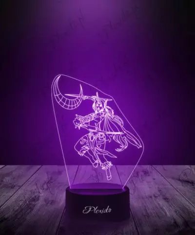 Lampka LED 3D Plexido Leaque Of Legends Soraka - 1