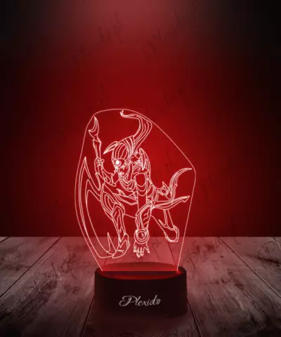 Lampka LED 3D Plexido Leaque Of Legends Diana - 2