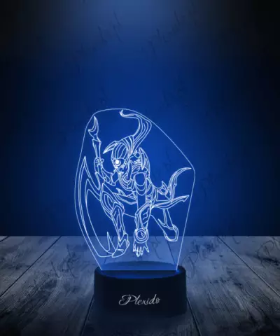 Lampka LED 3D Plexido Leaque Of Legends Diana - 3