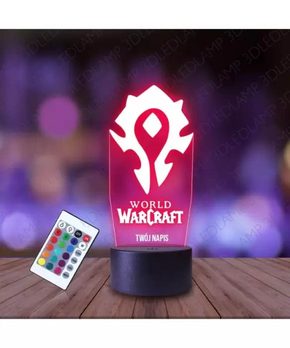 Lampka Nocna 3D LED LAMP World of Warcraft