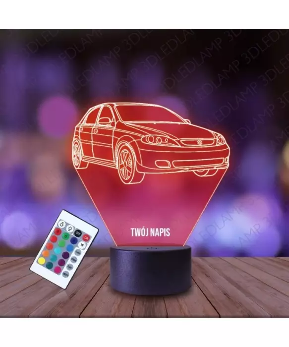 Lampka Nocna 3D LED LAMP Suzuki Reno