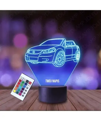 Lampka Nocna 3D LED LAMP Suzuki Makai