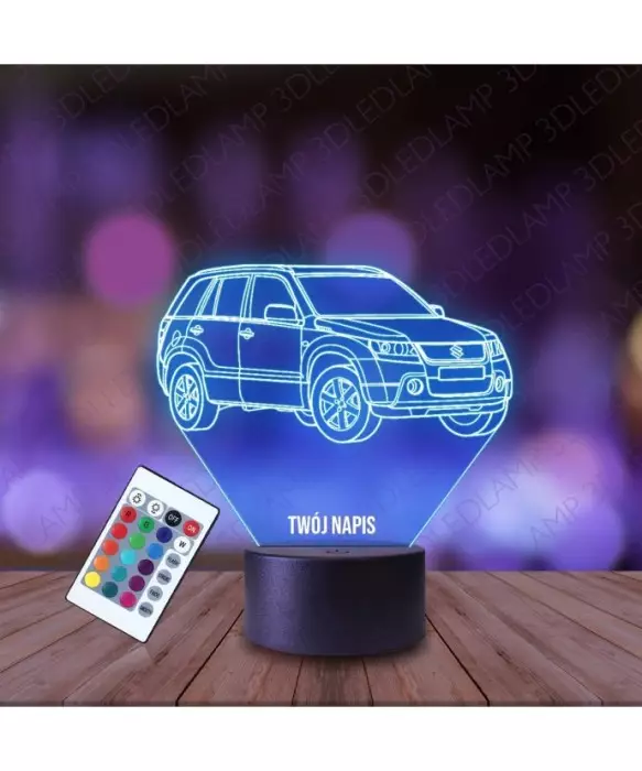 Lampka Nocna 3D LED LAMP Suzuki Grand