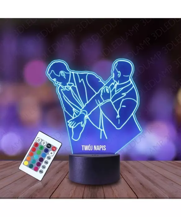 Lampka Nocna 3D LED LAMP Aktor Will Smith Chris Rock