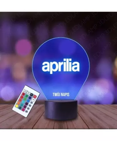 Lampka Nocna 3D LED LAMP Aprilia Emblemat