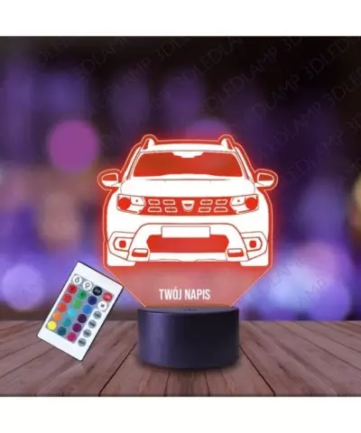 Lampka Nocna 3D LED LAMP Dacia