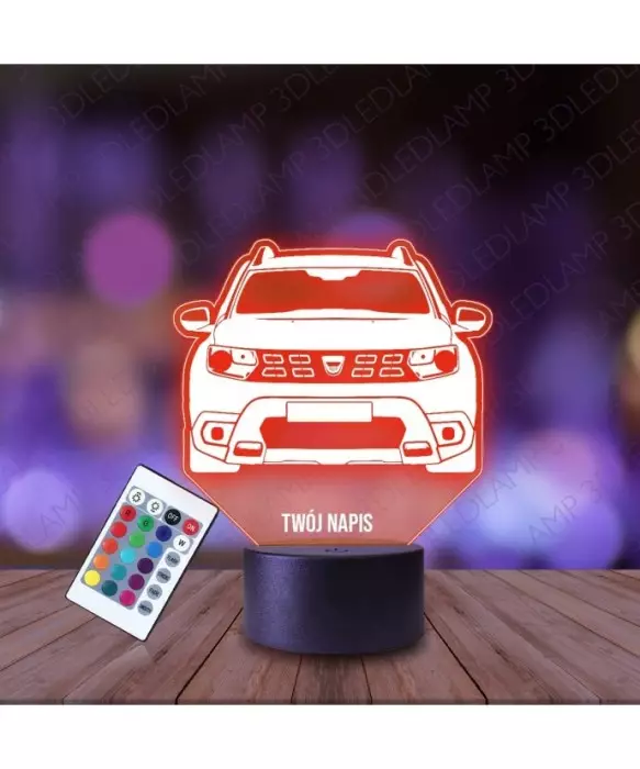 Lampka Nocna 3D LED LAMP Dacia