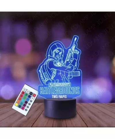 Lampka Nocna 3D LED LAMP PUBG Battlegrounds