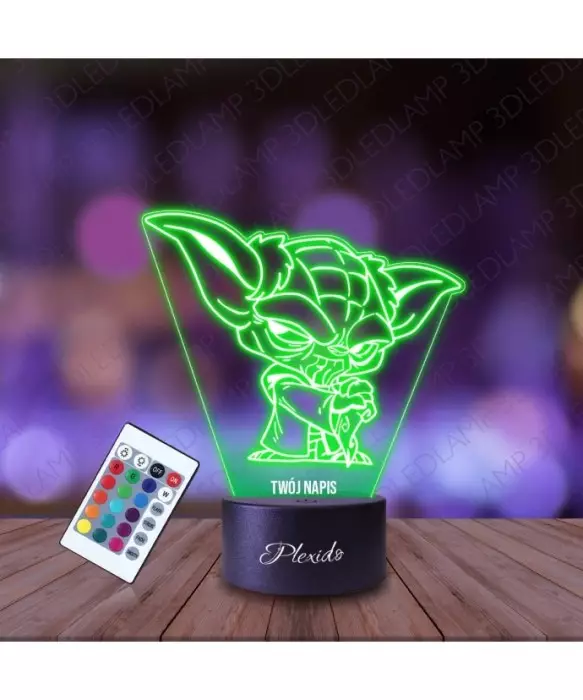 Lampka Nocna 3D LED LAMP Mandalorian Grogu Yoda