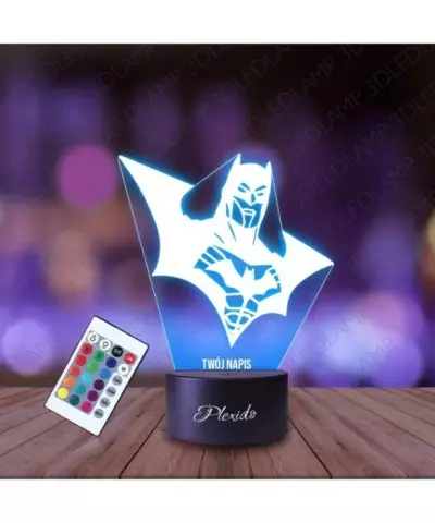 Lampka Nocna 3D LED LAMP Film Batman Czarny Rycerz