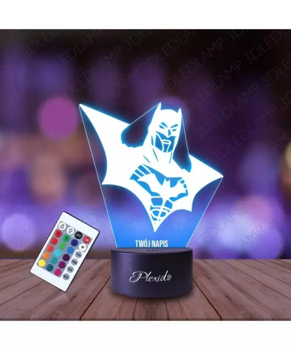 Lampka Nocna 3D LED LAMP Film Batman Czarny Rycerz