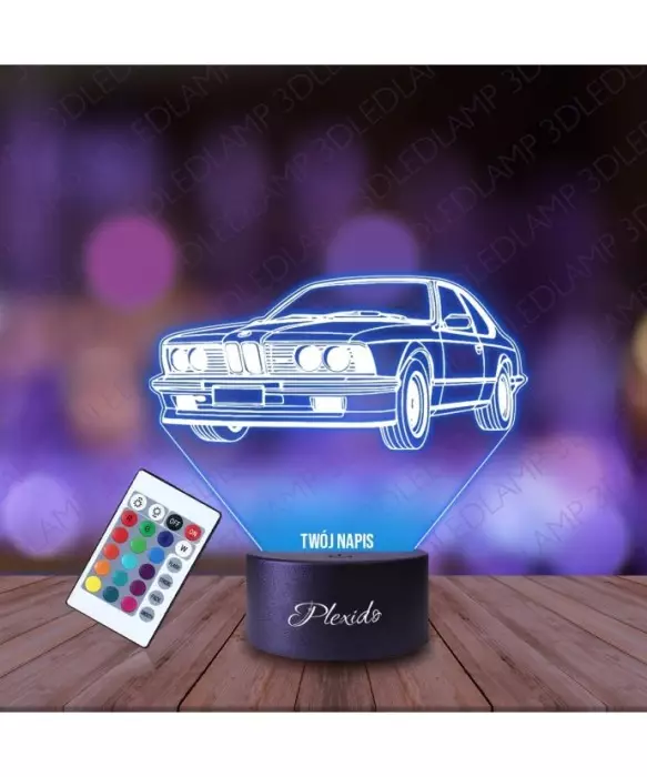 Lampka Nocna 3D LED LAMP Samochód BMW 635 CSI M