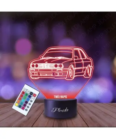 Lampka Nocna 3D LED LAMP Samochód BMW E30