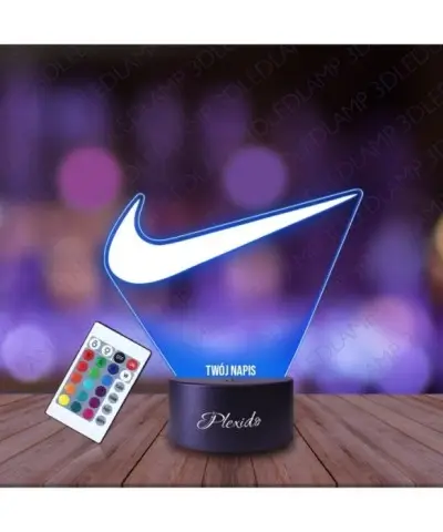 Lampka Nocna 3D LED LAMP Air Jordan Nike Logotyp