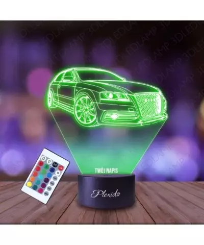Lampka Nocna 3D LED LAMP Samochód Auto Audi A3