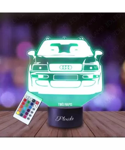 Lampka Nocna 3D LED LAMP Samochód Audi A4 B5