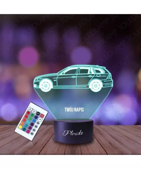 Lampka Nocna 3D LED LAMP Samochód BMW E91