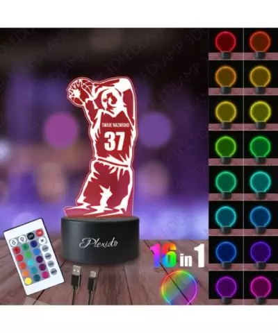 Lampka Nocna 3D LED LAMP Koszykarz NBA